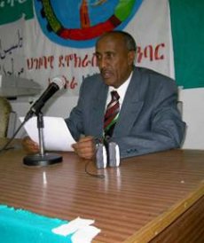 Leader of the exiled opposition Eritrean Democratic Alliance (EDA), Tewelde Gebreselassie