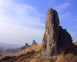 Paisaje volc�nico cerca de Rhumsiki, norte de Camer�n